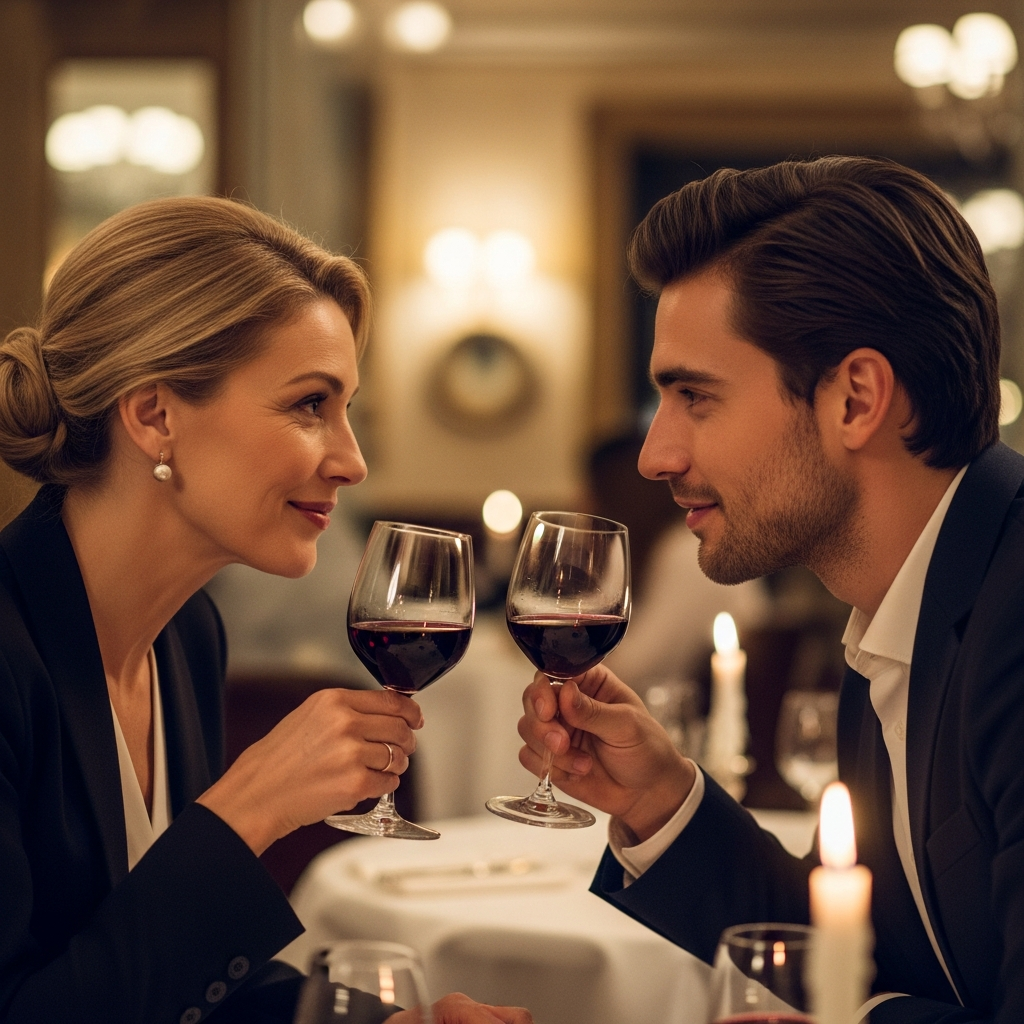 Rencontre cougar dans un restaurant parisien