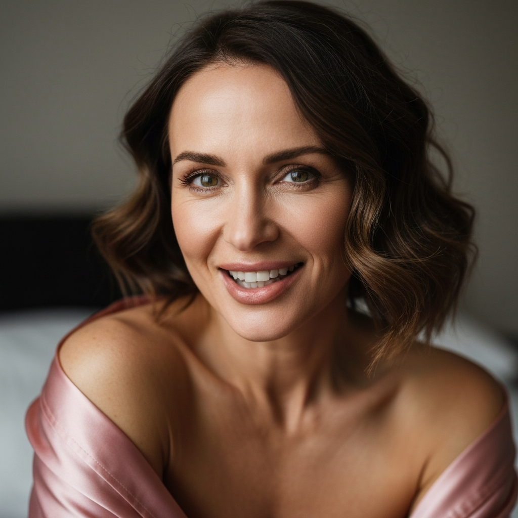 Femme MILF avec un regard séduisant